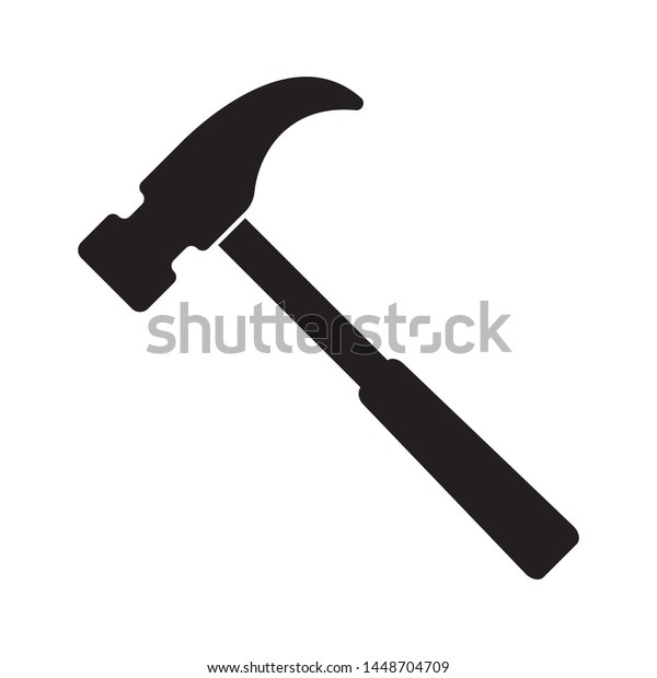 Hammer Icon Hammer Symbol Vector のベクター画像素材 ロイヤリティフリー