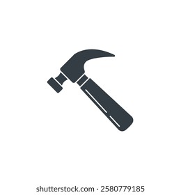 Hammer icon symbol vector illustration isolated on white background