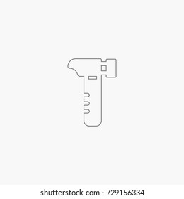 hammer icon. tool sign