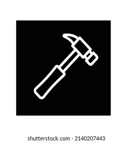 hammer icon, Tools icon vector illustration.