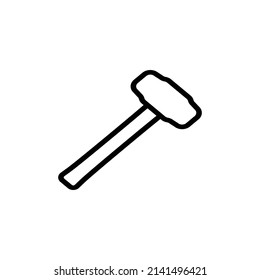 hammer icon, Tools icon vector illustration.
