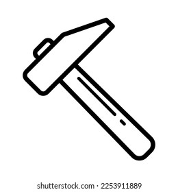 Hammer icon in trendy vector design illustration 