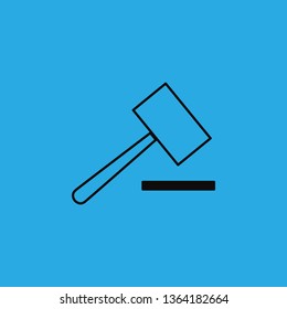 hammer icon vector