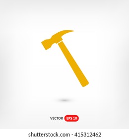 Hammer icon vector
