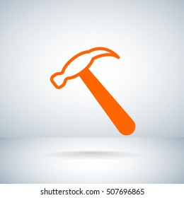 Hammer Icon Vector.