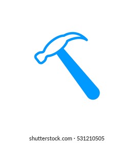 Hammer Icon Vector.