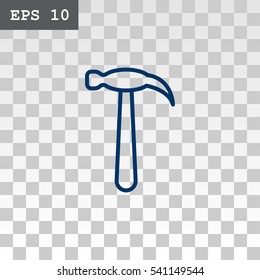 Hammer Icon Vector.