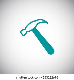 Hammer Icon Vector.