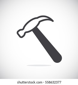 Hammer Icon Vector.