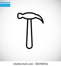 Hammer Icon Vector.