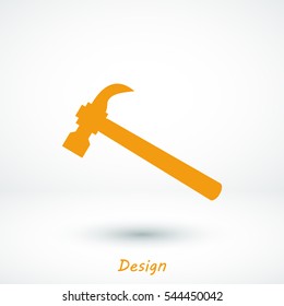 hammer icon, vector best flat icon, EPS