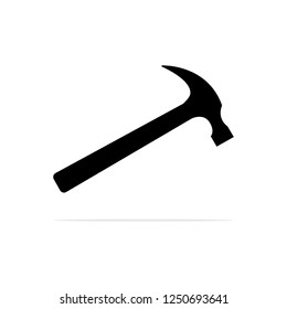 hammer icon. Vector concept illustration for design.