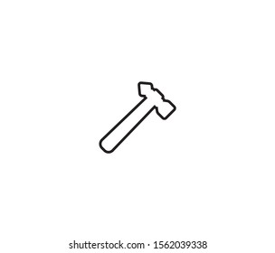 hammer icon vector design element logo template