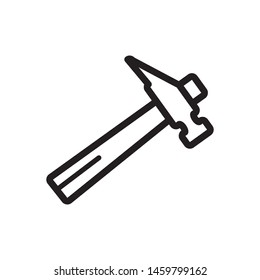 Hammer icon vector design template