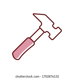 hammer icon vector design template