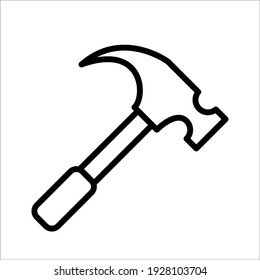 Hammer icon vector design template