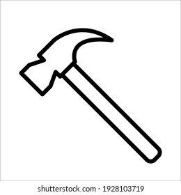 Hammer icon vector design template