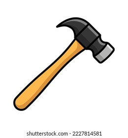 hammer icon vector design template in white background