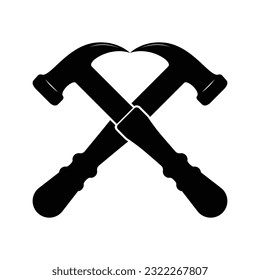 hammer icon vector design template in flat style