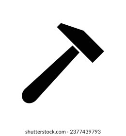 hammer icon vector design template simple and clean