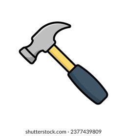 hammer icon vector design template simple and clean