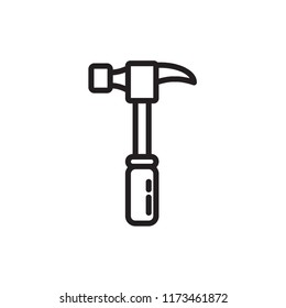 hammer icon vector eps10