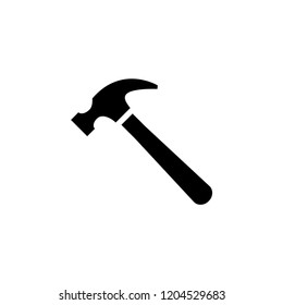 Hammer Icon Vector, Flat Icon Hammer