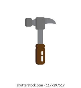 hammer icon vector flat style