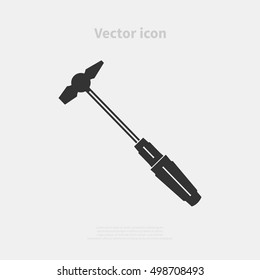 Hammer icon. Vector illustration.