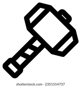 hammer icon vector illustration asset element