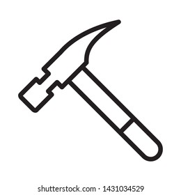 Hammer Icon Vector Illustration Design