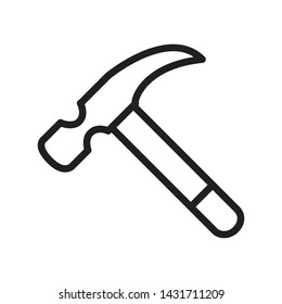 Hammer Icon Vector Illustration Design