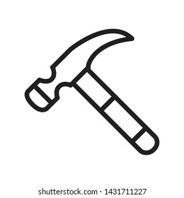 Hammer Icon Vector Illustration Design