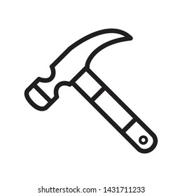 Hammer Icon Vector Illustration Design
