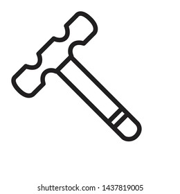 Hammer Icon Vector Illustration Design