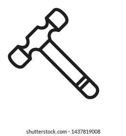 Hammer Icon Vector Illustration Design