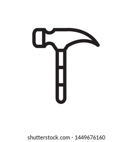 Hammer Icon Vector Illustration Design