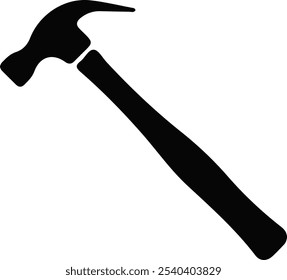 Design de ilustração de vetor de ícone de martelo