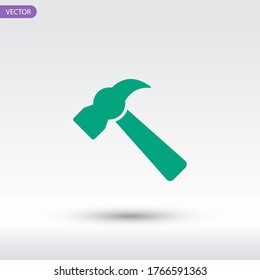 hammer icon. Vector illustration EPS 10.