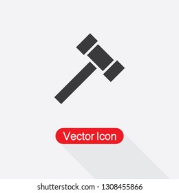 Hammer Icon Vector Illustration Eps10