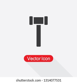 Hammer Icon Vector Illustration Eps10