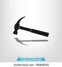 Hammer icon vector illustration eps10