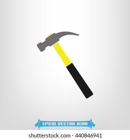 Hammer icon vector illustration eps10