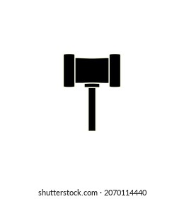 hammer icon vector illustration logo template for many purpose. Isolated on white background.