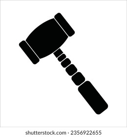 hammer icon vector illustration logo design