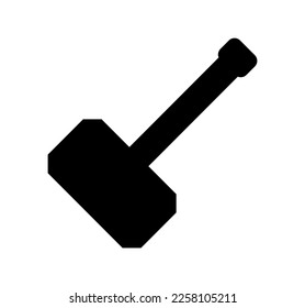 hammer icon vector illustration on white background svg
