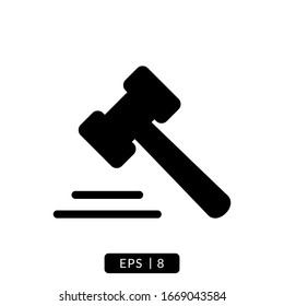hammer icon vector illustration simple design