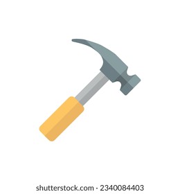Hammer icon vector illustration. Symbol hammer on isolated background. Construction sign concept.