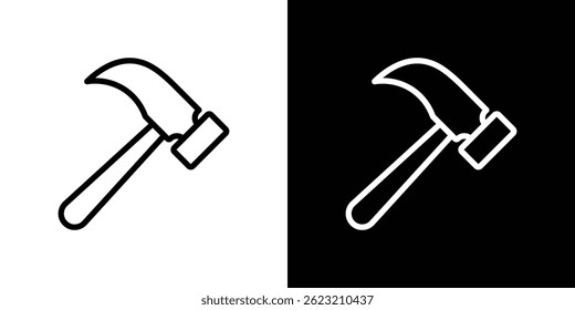 Hammer icon vector illustration for web and mobile