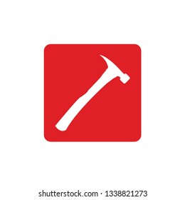 hammer icon. Vector illustration. worker tool icon